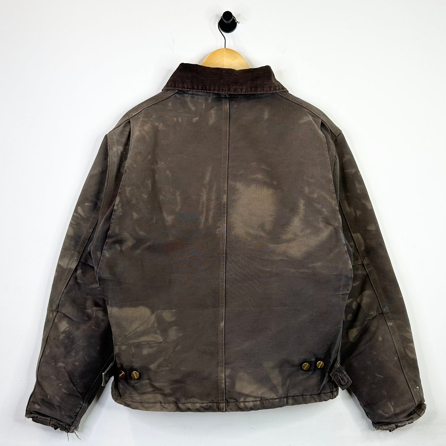 CARHARTT BROWN BLEACH STAINED WORK JACKET
