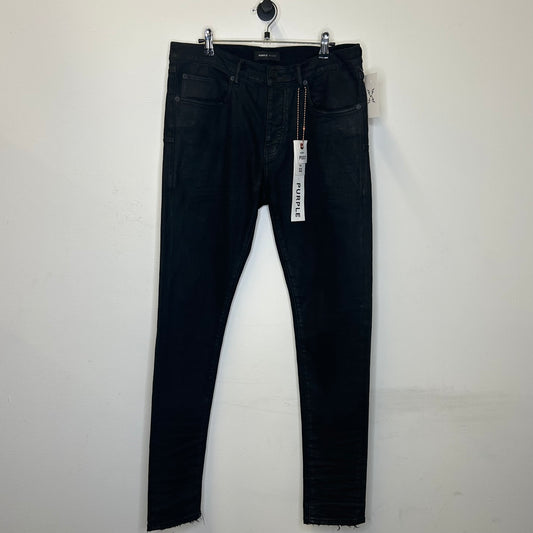 PURPLE SKINNY JEAN BLACK