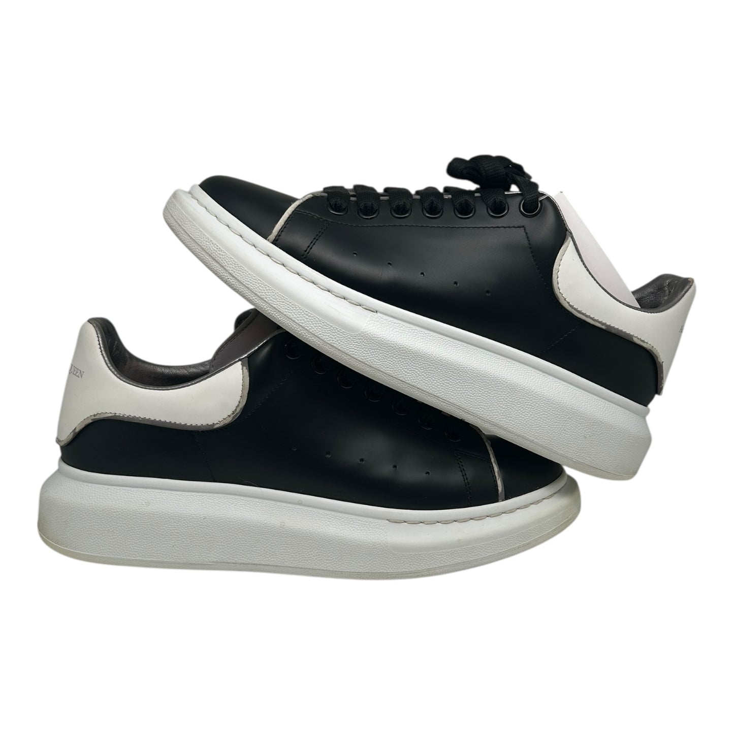 ALEXANDER MCQUEEN BLACK WHITE REFLECTIVE