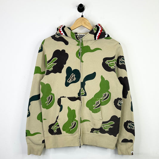 BAPE DEF CAMO SHARK FULL ZIP HOODIE A BATHING APE