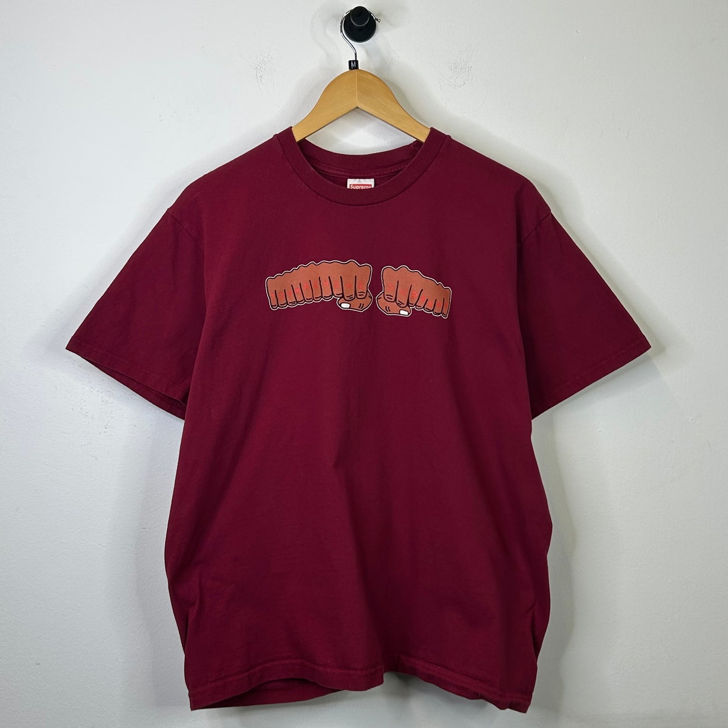 SUPREME X TOY MACHINE FIST TEE