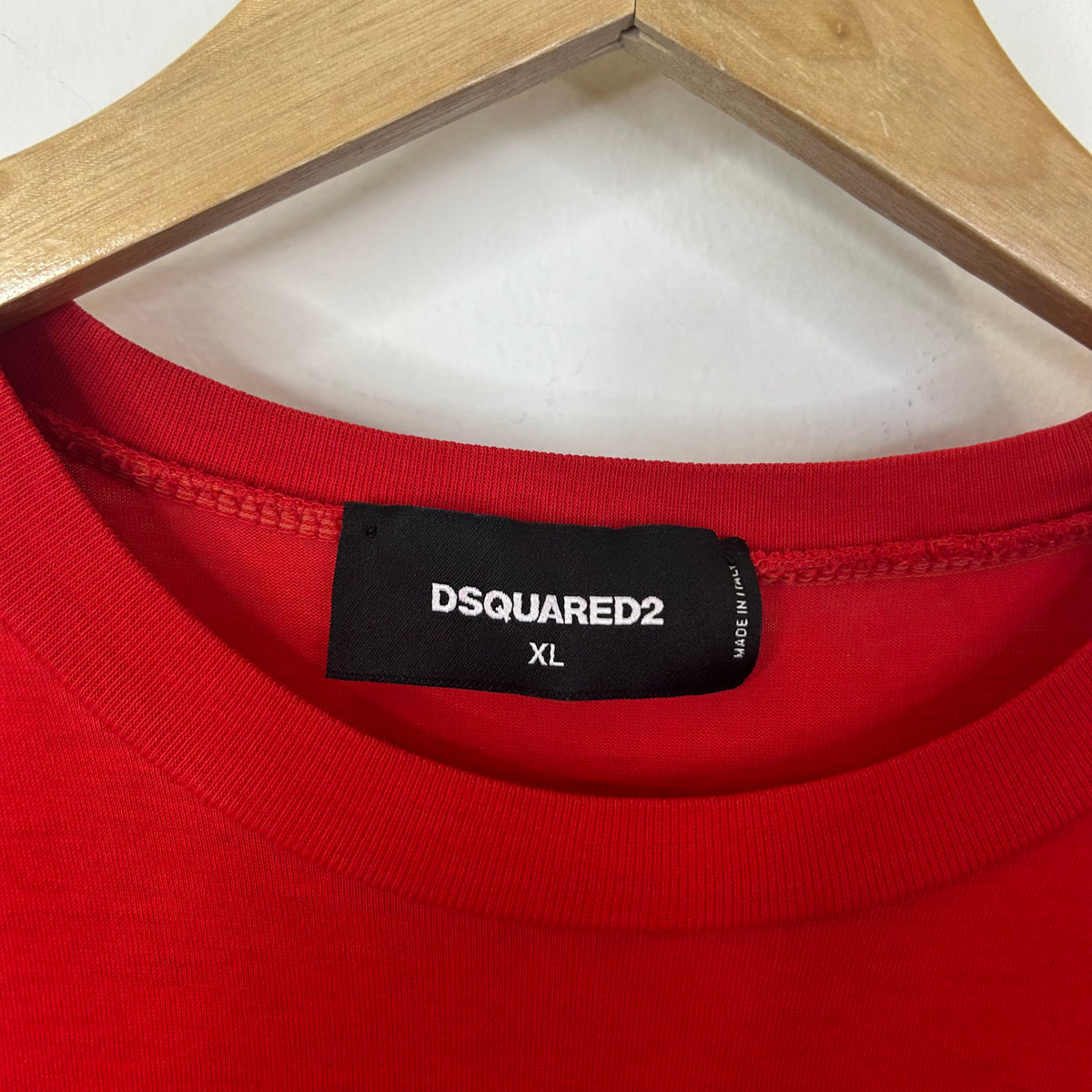 DSQUARDED 2 RED T-SHIRT
