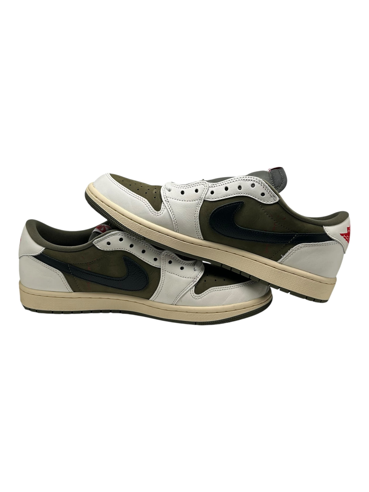 PREOWNED JORDAN 1 TRAVIS SCOTT MEDIUM OLIVE