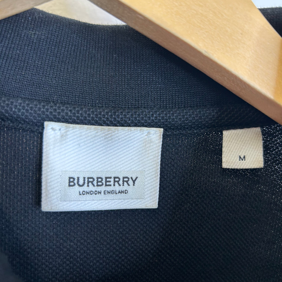 BURBERRY LOGO DETAIL POLO
