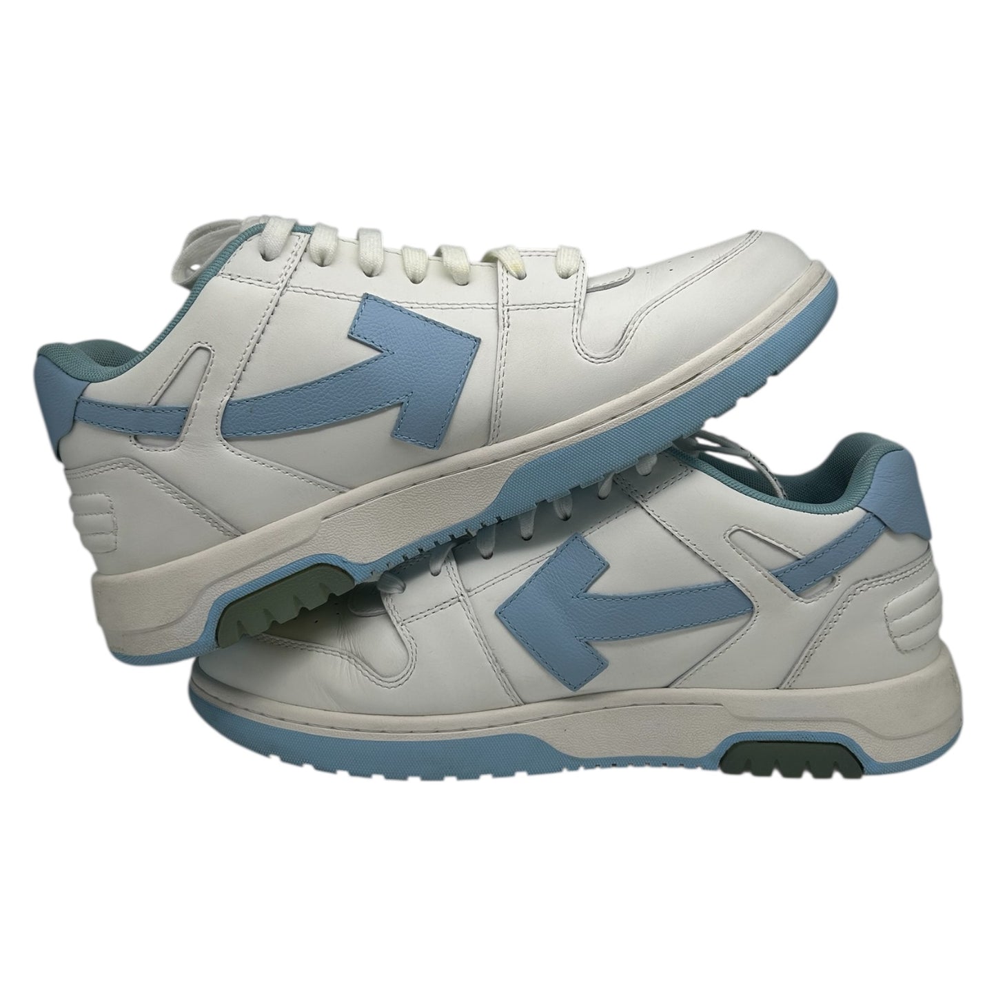 PREOWNED OFF WHITE OUT OF OFFICE LIGHT BLUE SZ 11