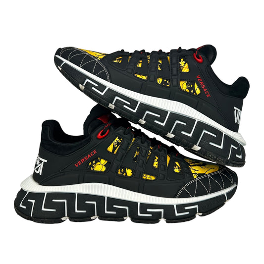 PREOWNED VERSACE TRIGRECA BAROCCO TRAINER