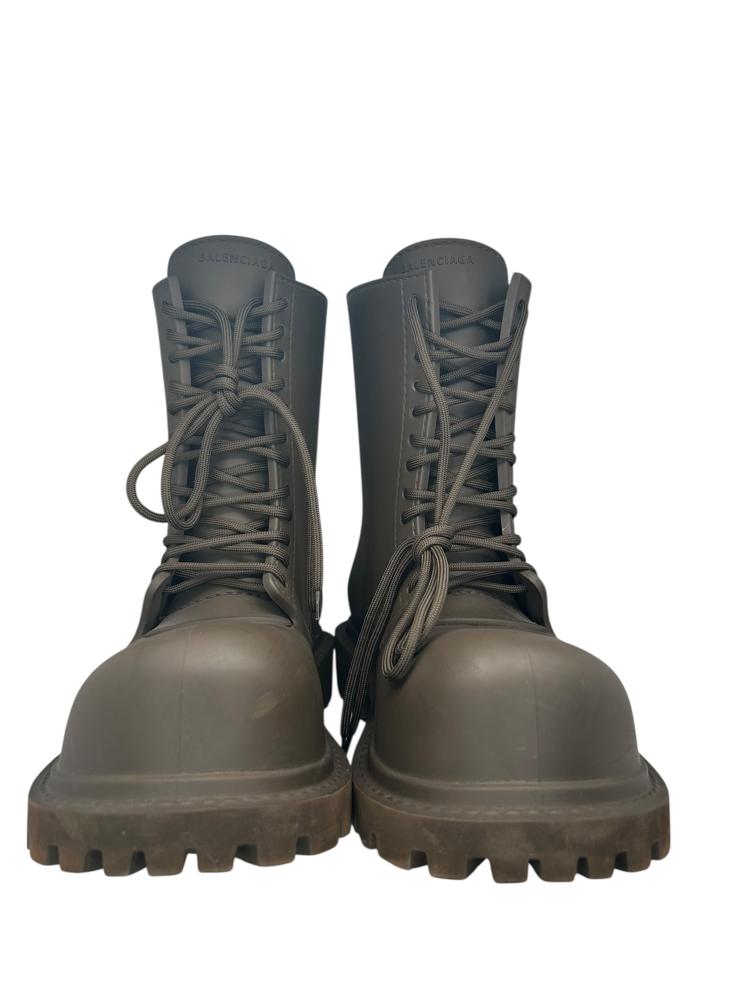 PREOWNED BALENCIAGA STEROID BOOT BROWN