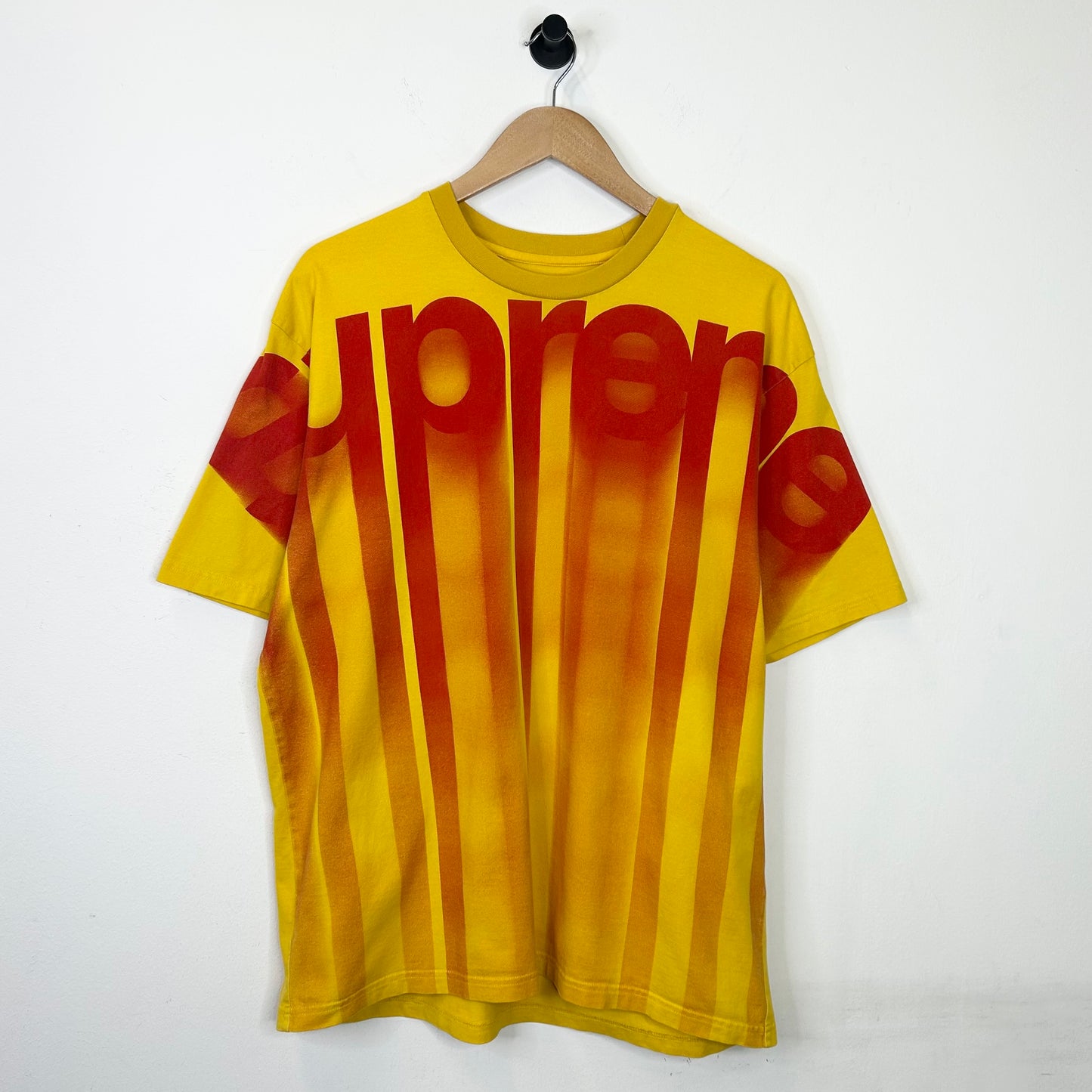 SUPREME BLEED LOGO YELLOW TEE