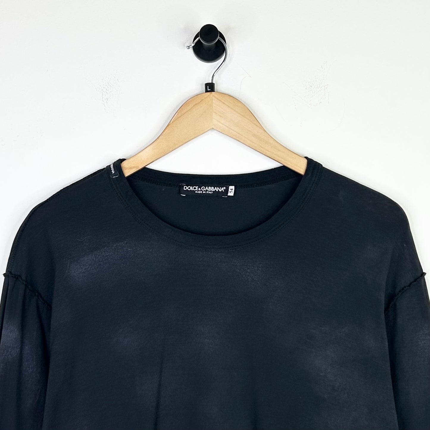 DOLCE & GABBANA BLACK LONG SLEEVE