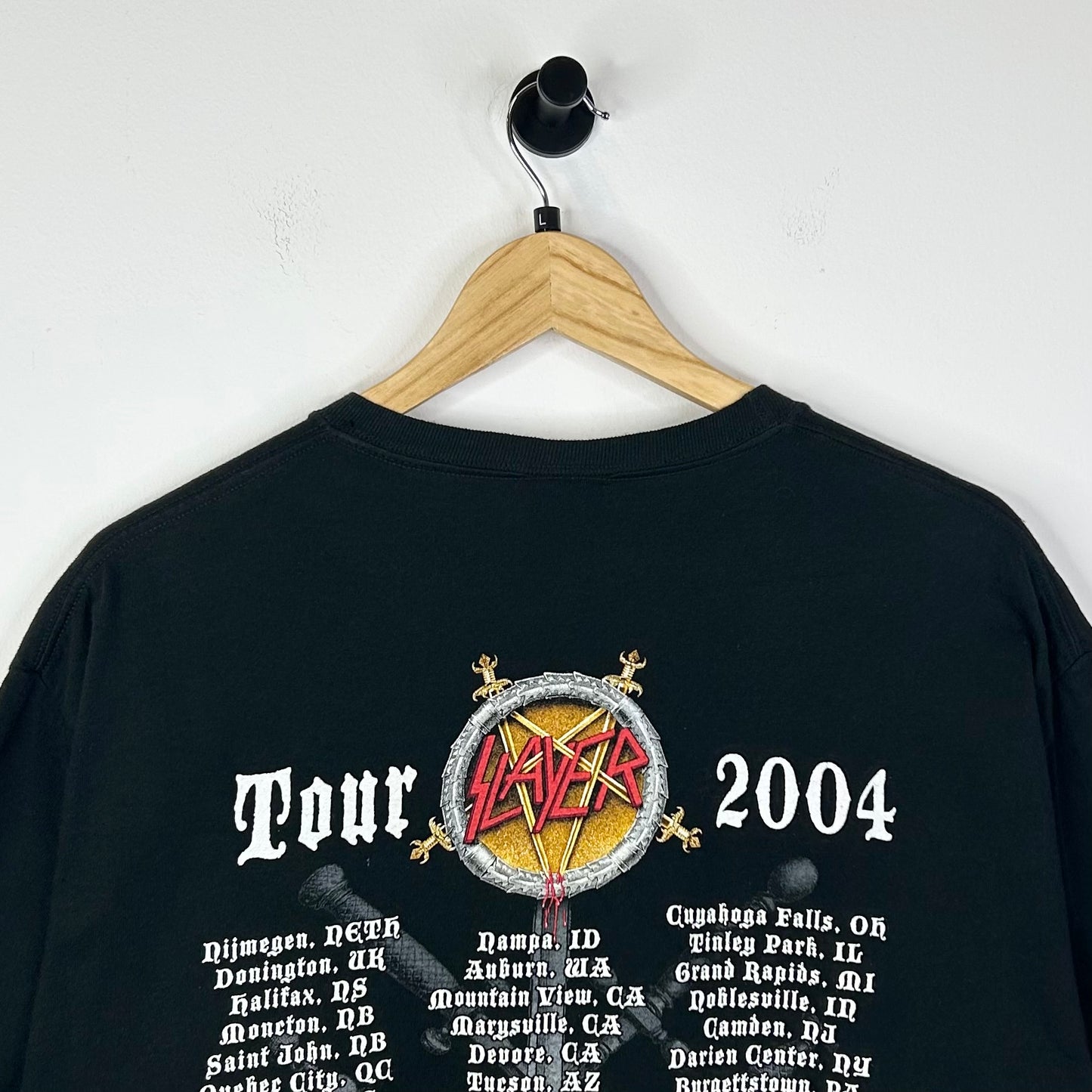 SLAYER GOLDEN EAGLE BLACK TEE