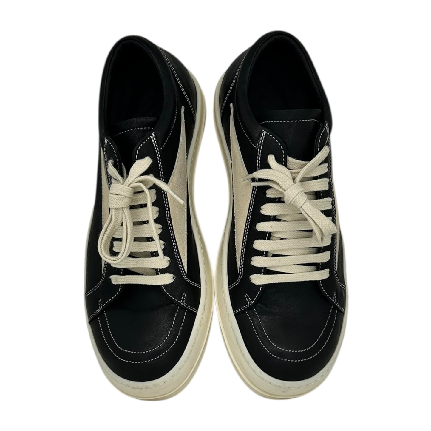 RICK OWENS VINTAGE LEATHER LOWTOP