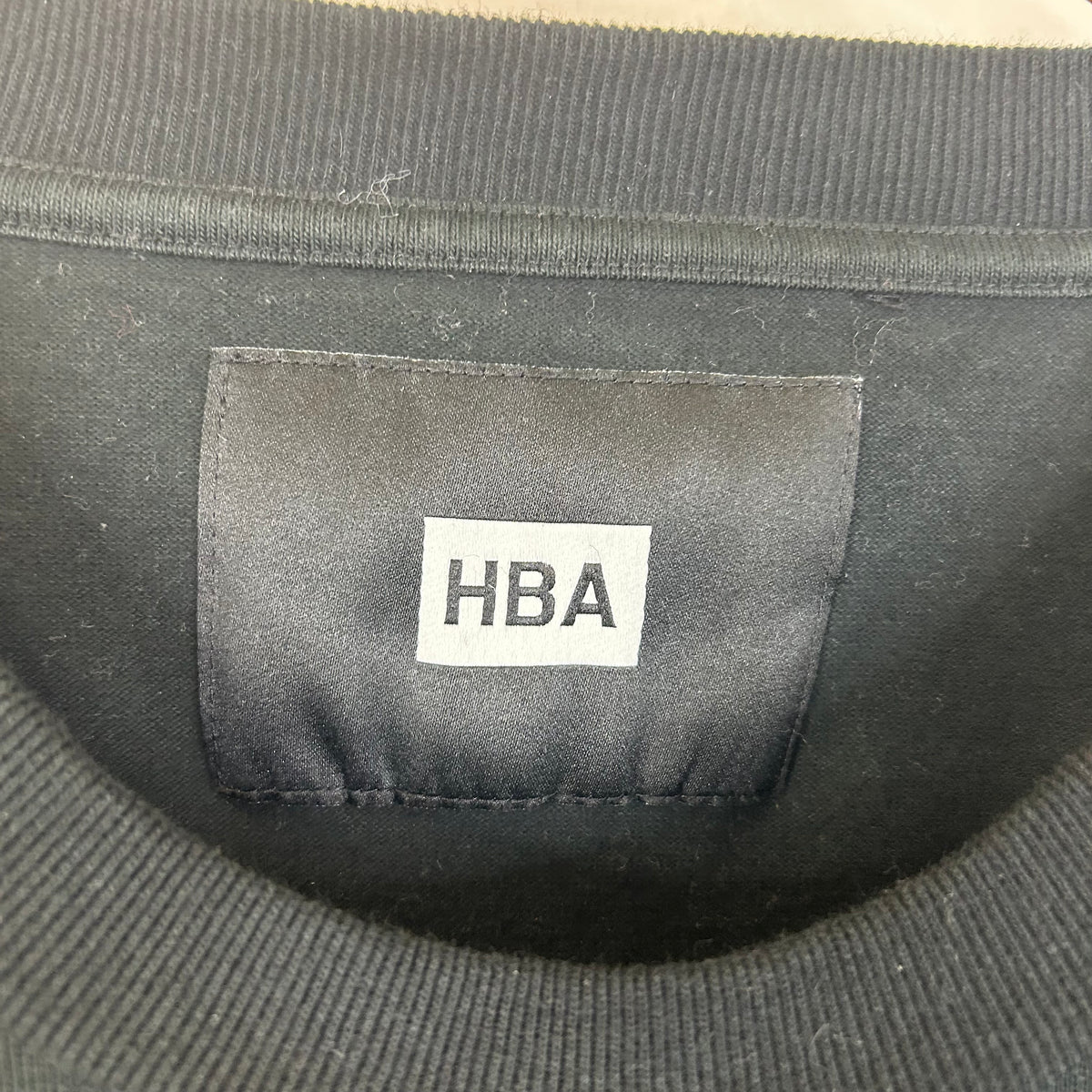 HOOD BY AIR ABLAZE LOGO SHIRT