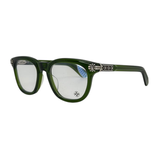 CHROME HEARTS SMOKE SHOW MOSS GREEN GLASSES