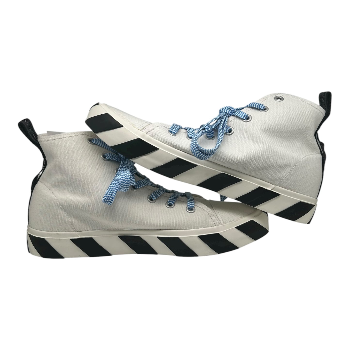 PREOWNED OFF WHITE VULCANIZED MID WHITE BURGUNDY