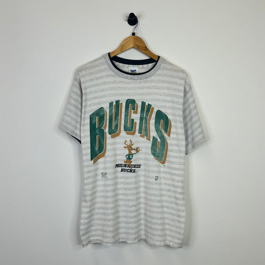 BUCKS DOUBLE LINED COLLAR STRIPED TEE