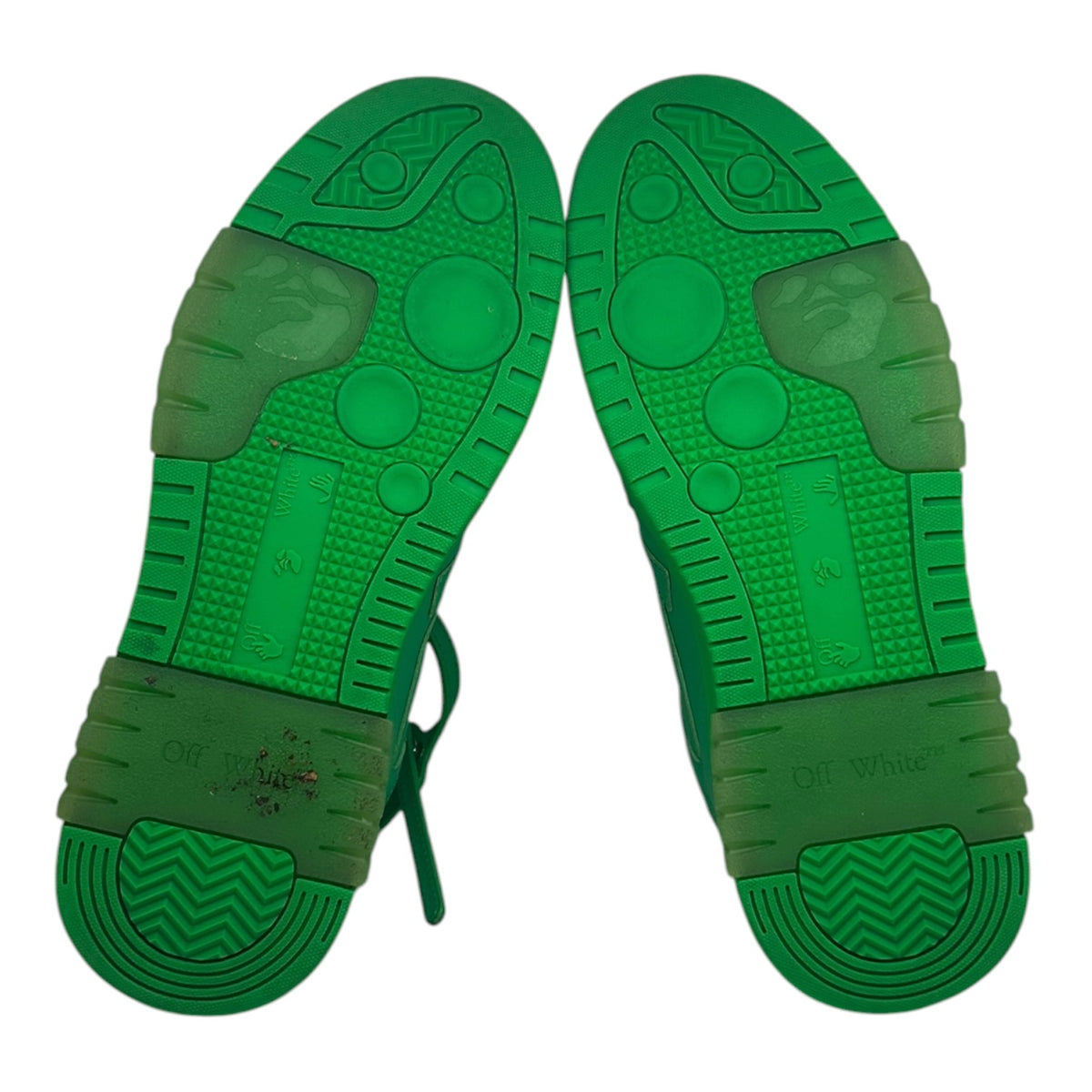 PREOWNED OFF-WHITE OUT OF OFFICE GREEN WHITE
