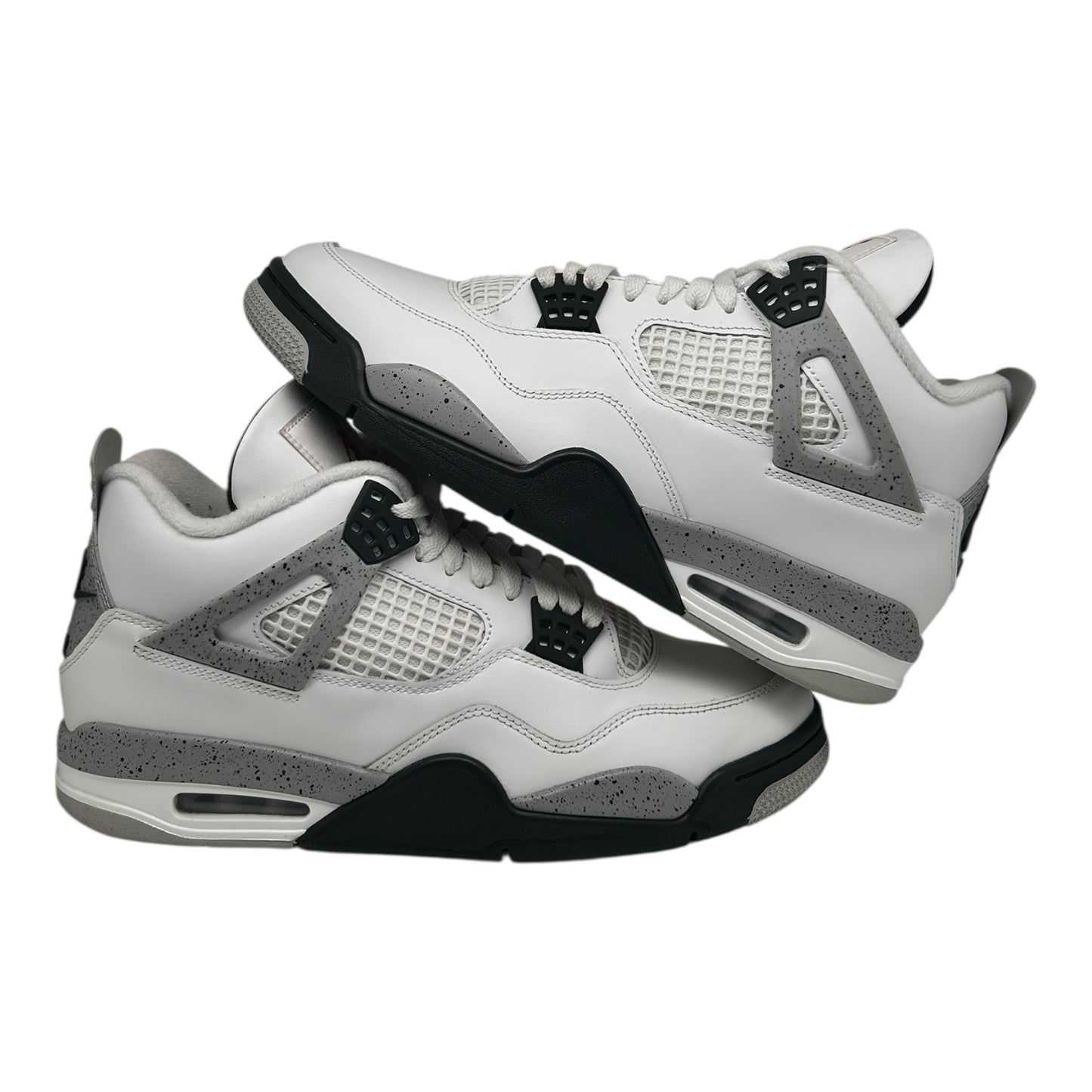 PREOWNED JORDAN 4 WHITE CEMENT SIZE 10.5