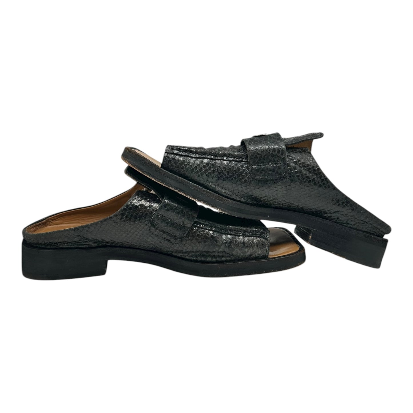 MARTINE ROSE SQUARE OPEN LOAFERS