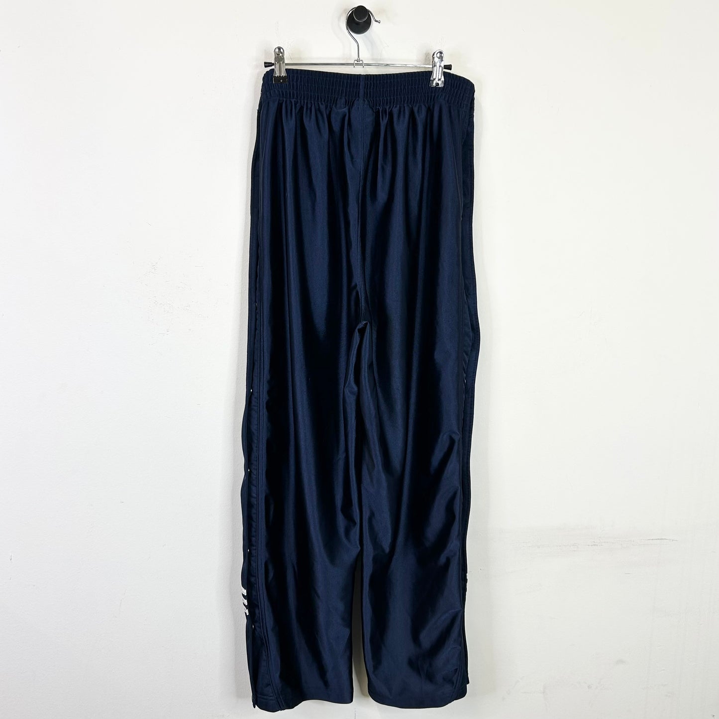 ADIDAS NAVY SIDE BUTTON TRACK PANTS