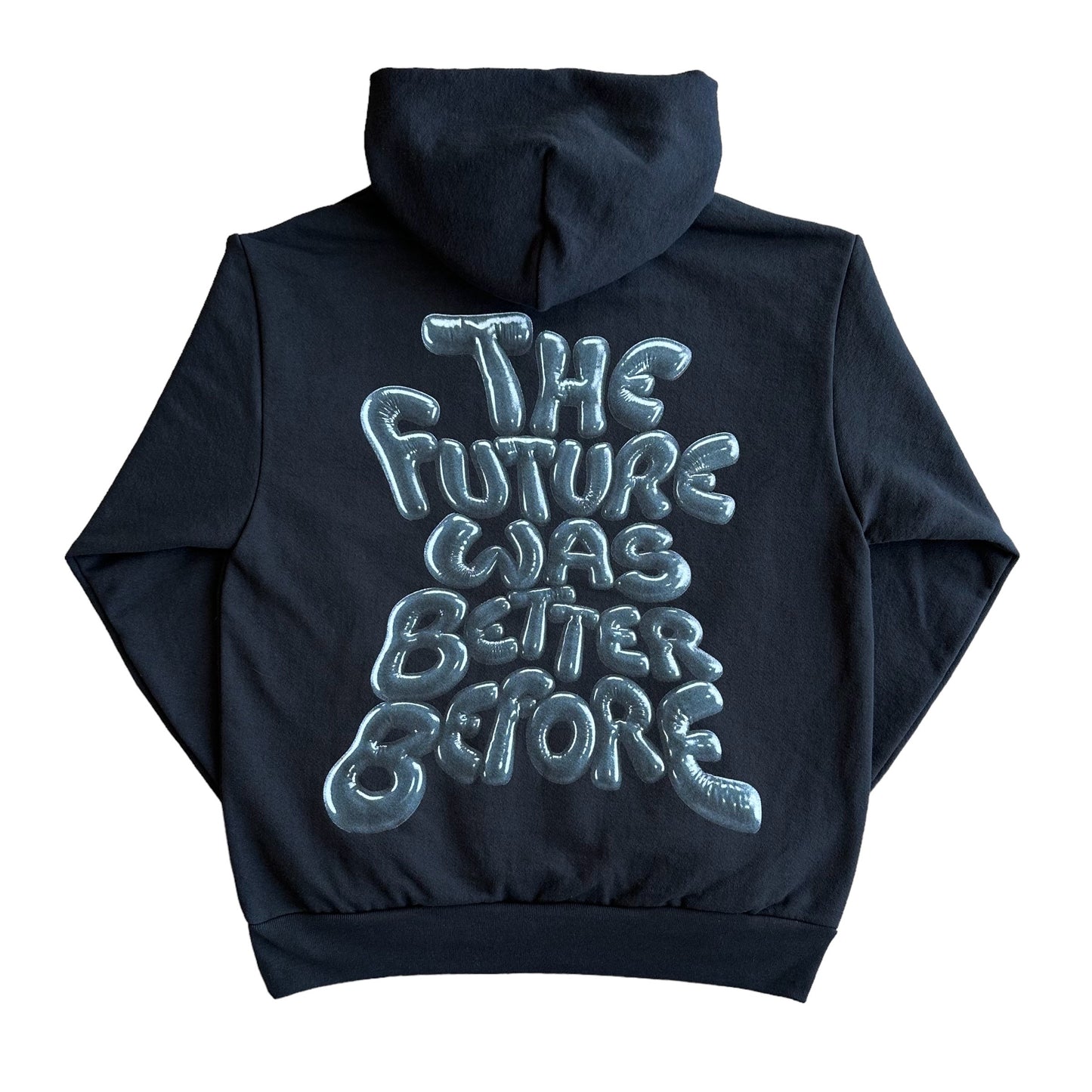 The Future Was Better Before Hoodie (Black/Black)