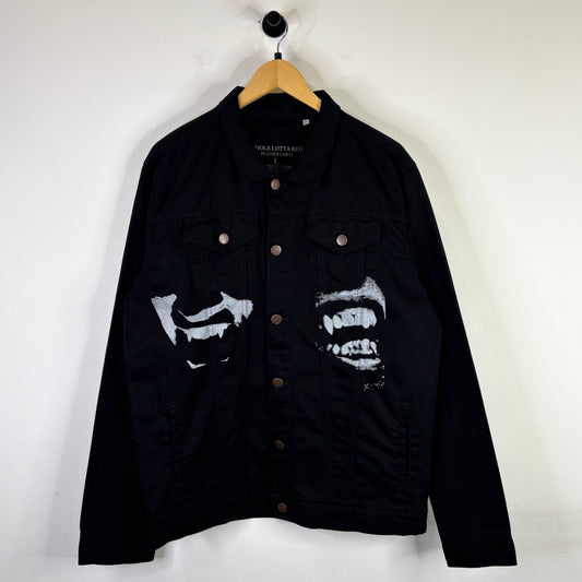 PLAYBOI CARTI WHOLE LOTTA RED DENIM JACKET