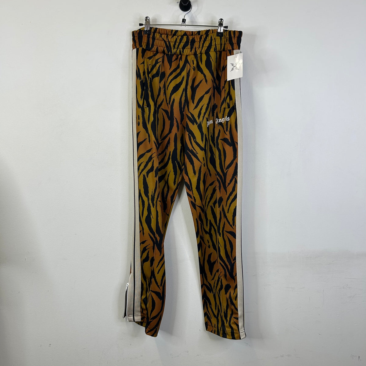 PALM ANGELS TIGER PRINT TRACK PANTS