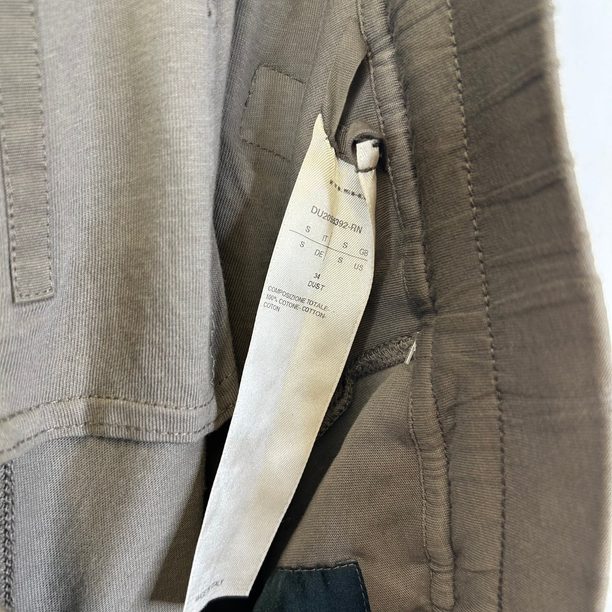 RICK OWENS DRKSHDW SWEATPANT TAN