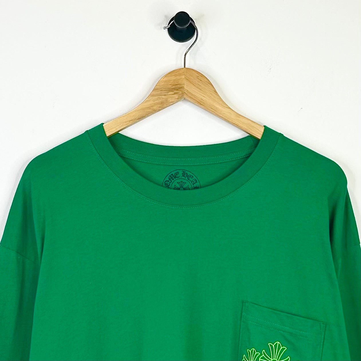 CHROME HEARTS KELLY GREEN CEMETERY LONGSLEEVE