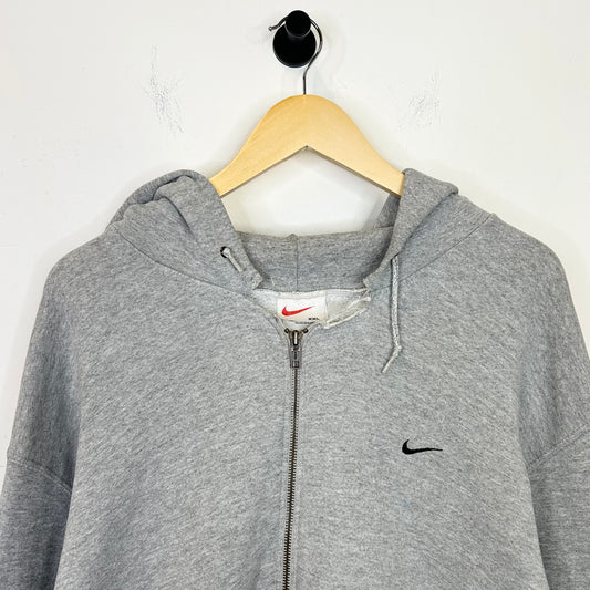 NIKE DISTRESSED GREY HOODIE