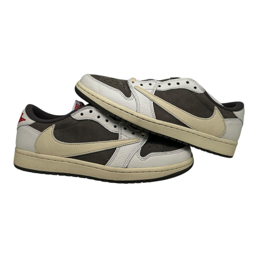PREOWNED JORDAN 1 LOW X TRAVIS SCOTT REVERSE MOCHA