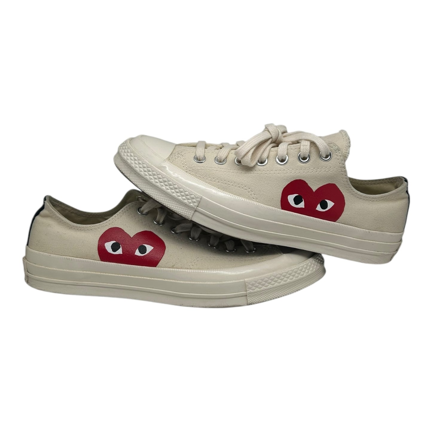 PREOWNED CONVERSE CDG PLAY LOW CREAM
