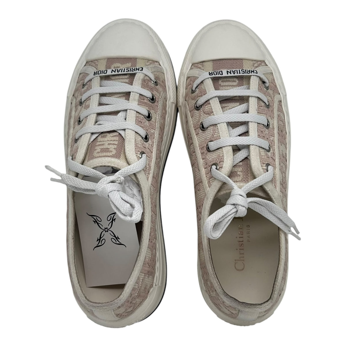 WALK'NDIOR PLATFORM SNEAKERS NUDE DIOR OBLIQUE