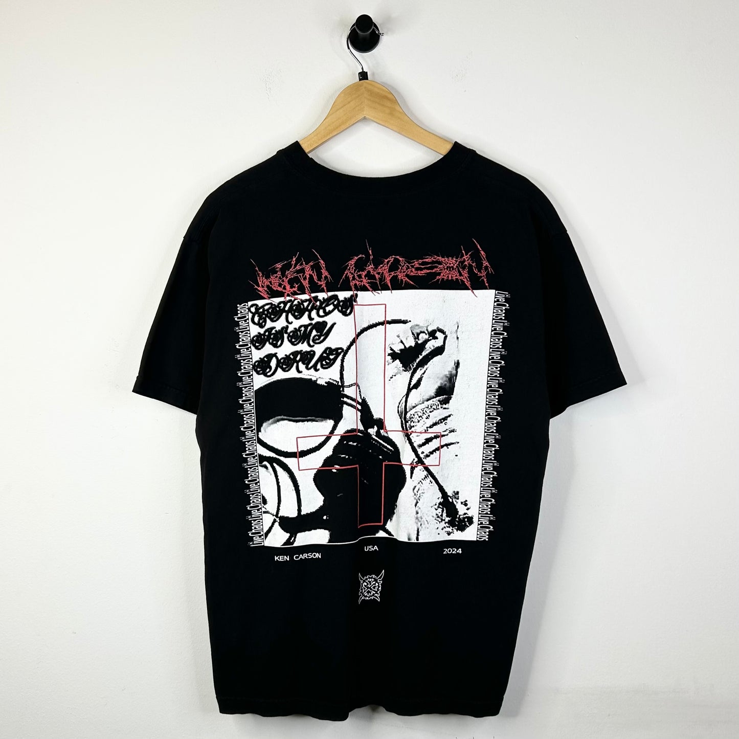 LIVE CHAOS KEN CARSON 2024 TOUR TEE