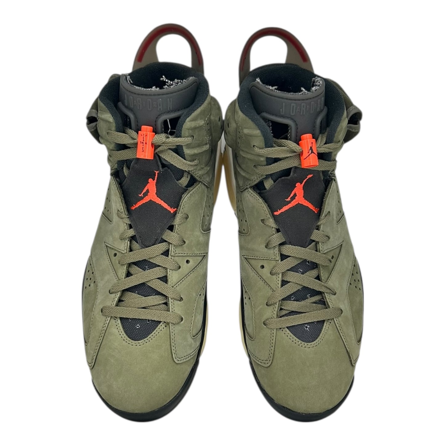 PREOWNED TRAVIS SCOTT X JORDAN 6 OLIVE