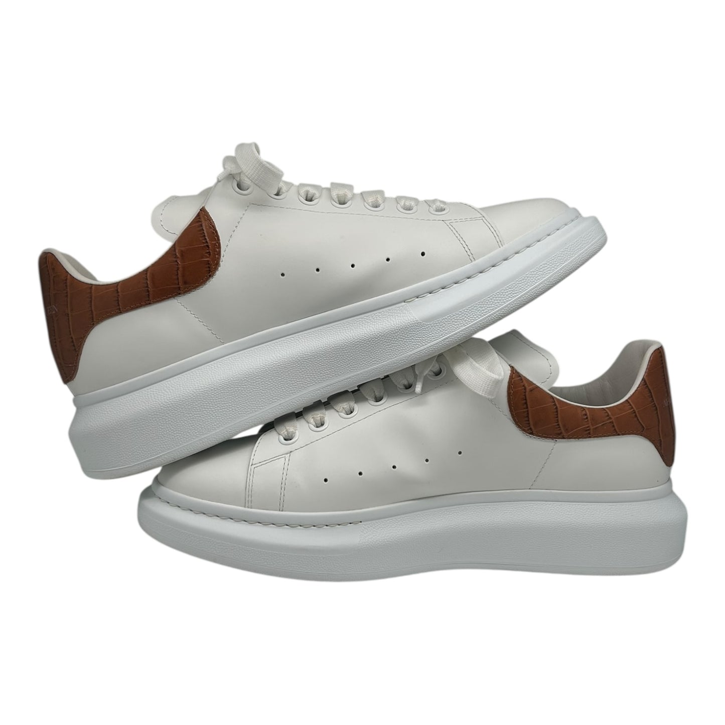 PREOWNED ALEXANDER MCQUEEN OVERSIZED CROC TAB