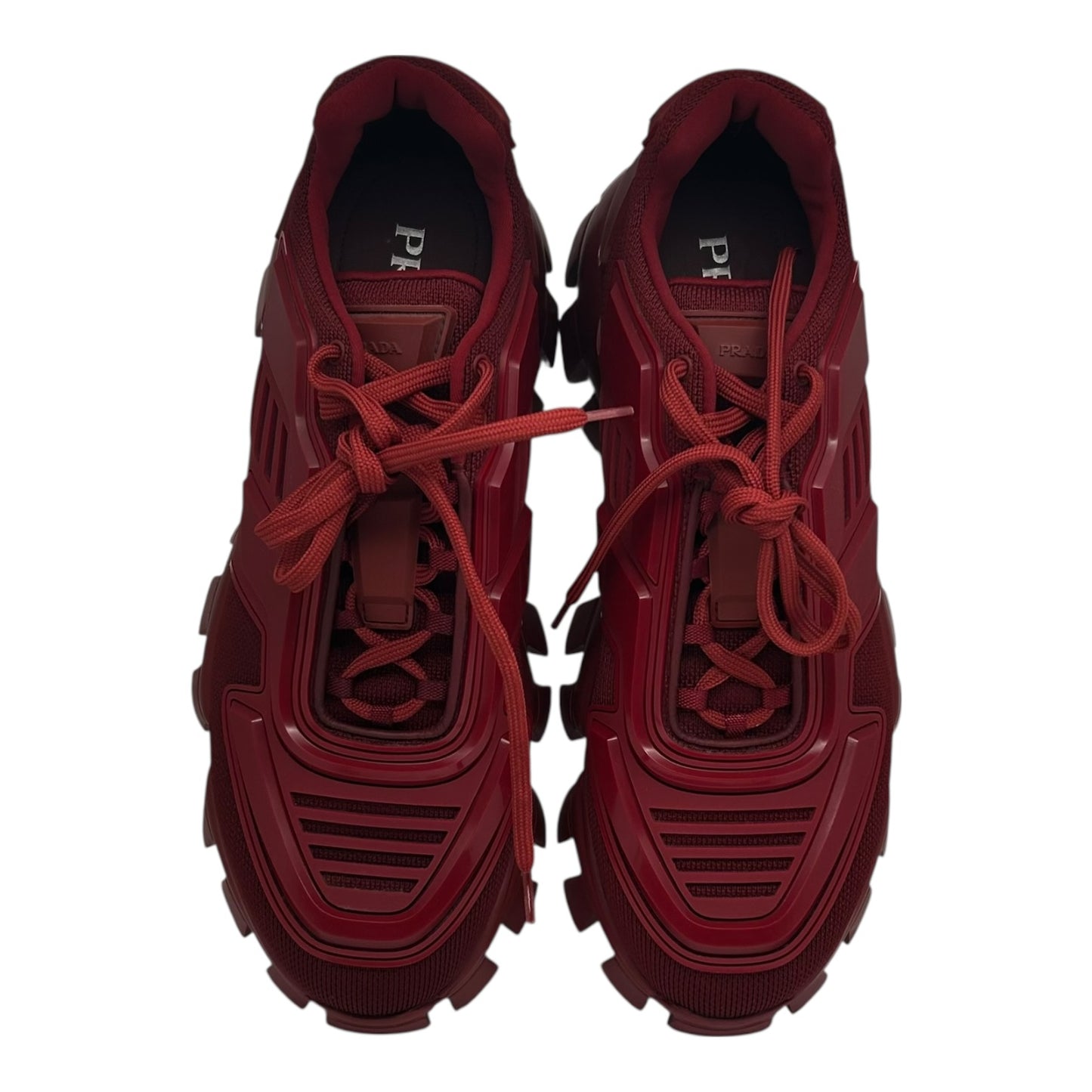 PREOWNED RED PRADA CLOUDBURST THUNDERS
