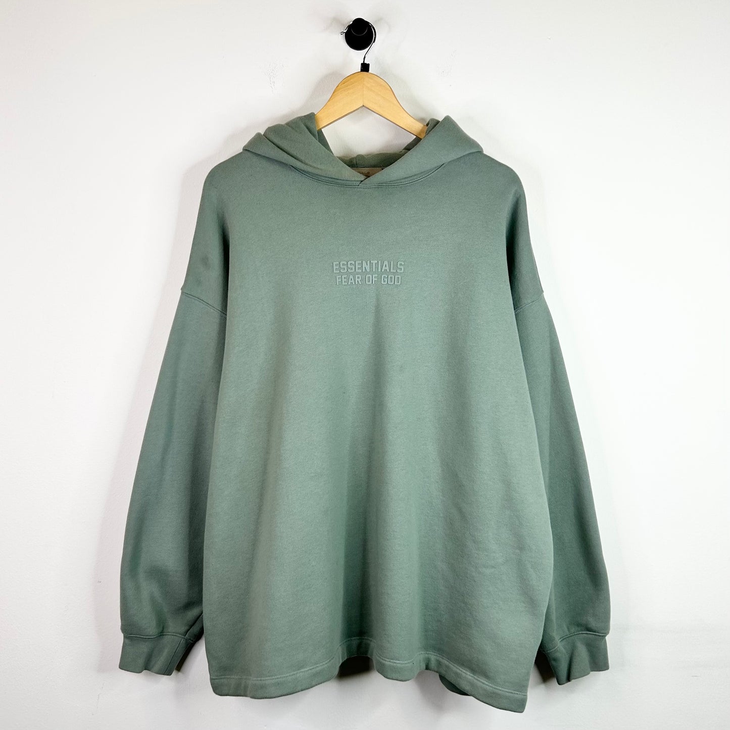 ESSENTIALS SEAFOAM GREEN PULLOVER HOODIE