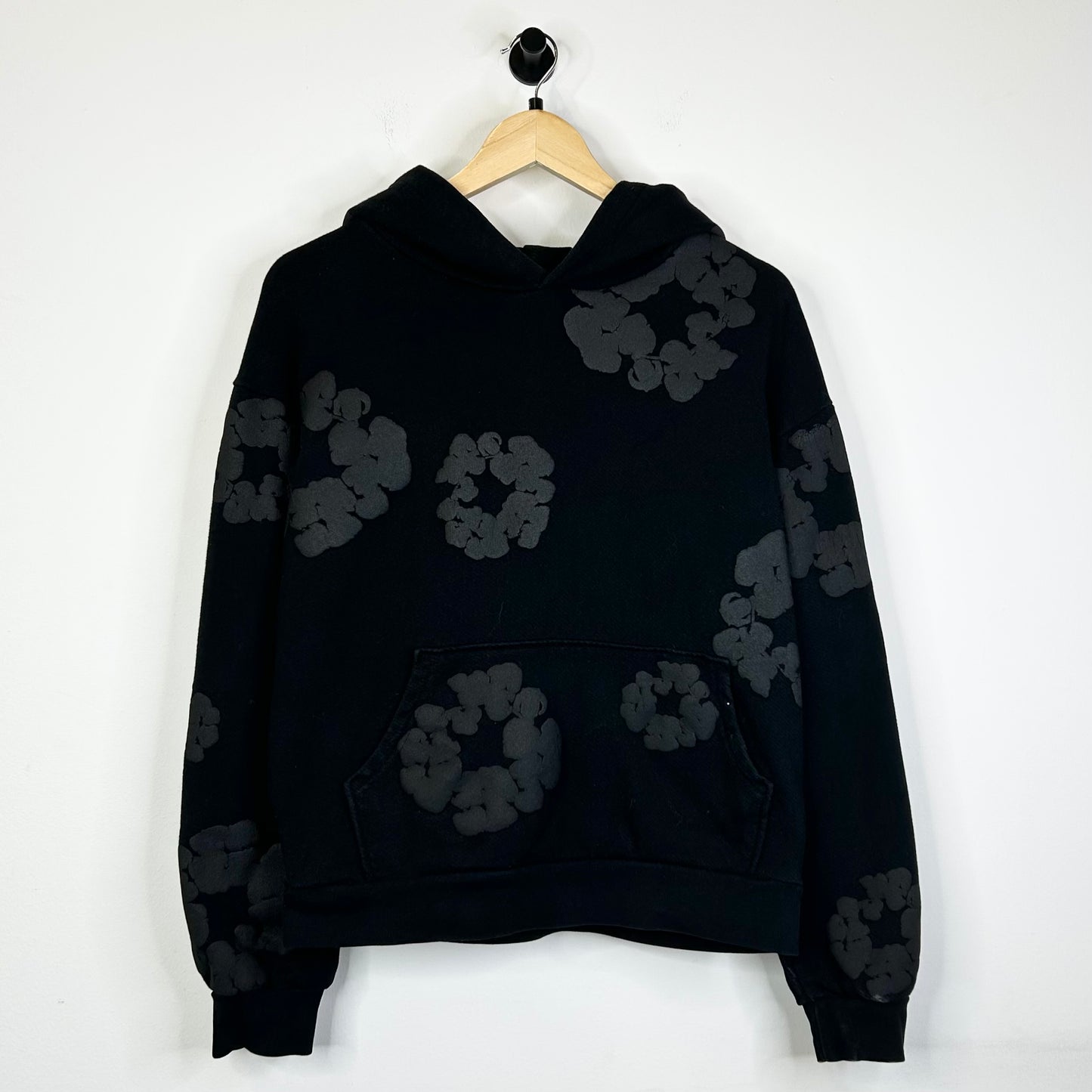 DENIM TEARS BLACK/BLACK HOODIE