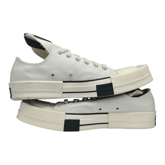 PREOWNED CONVERSE X DRKSHDW RICK OWNES LOW SNKR WHITE