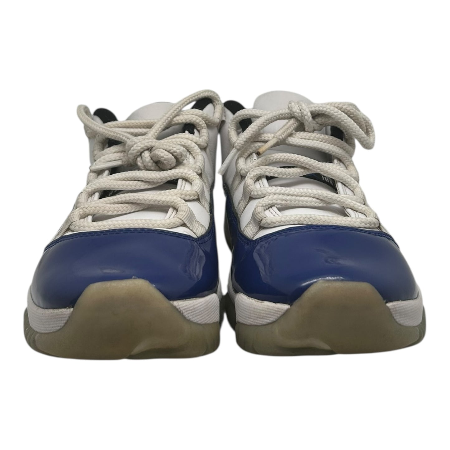 PREOWNED JORDAN 11 LOW WHITE CONCORD SIZE 8M