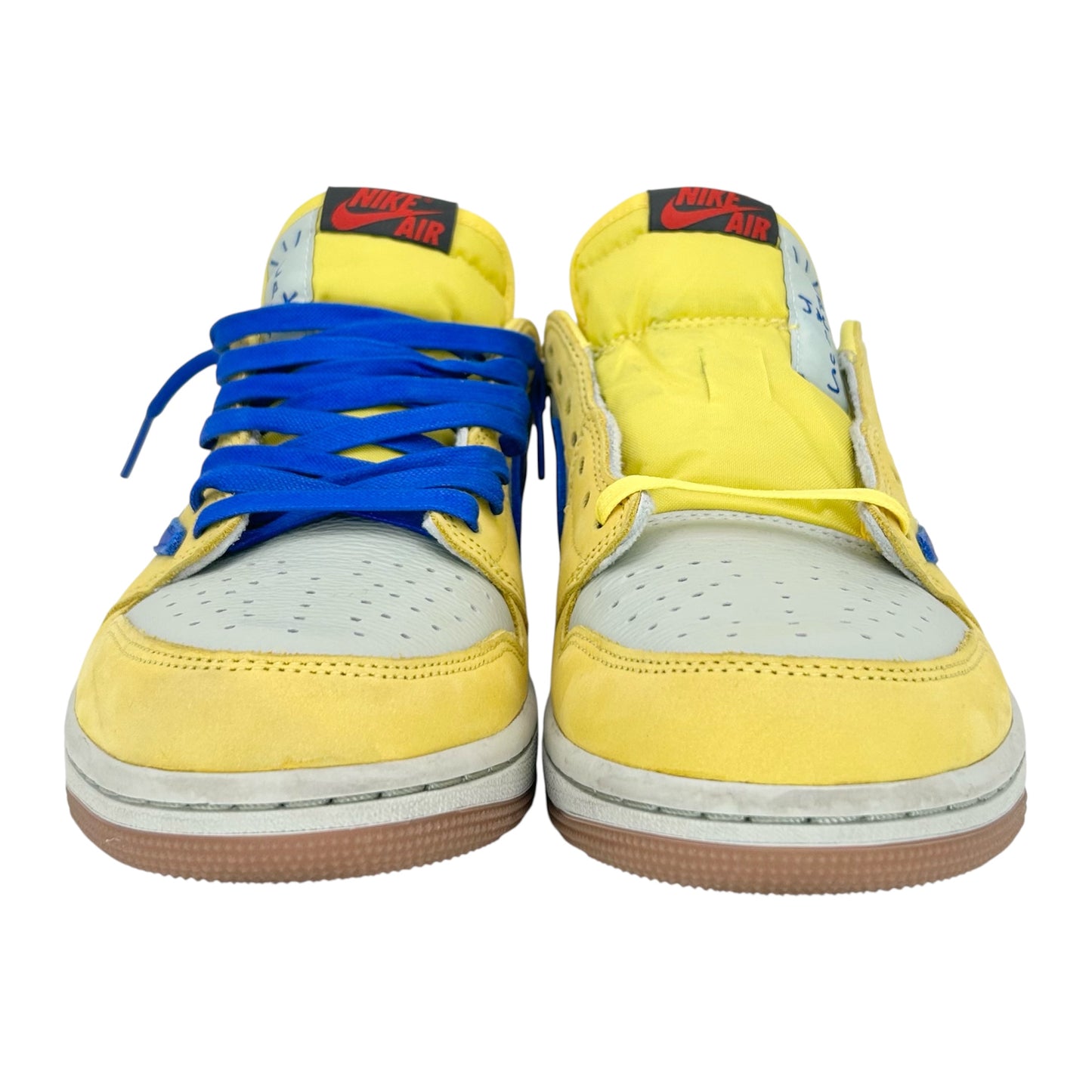 PREOWNED JORDAN 1 LOW TRAVIS SCOTT CANARY