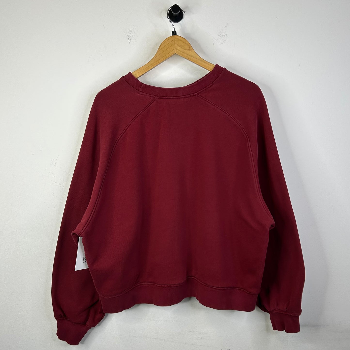 NIKE CHEST LOGO RED CREWNECK