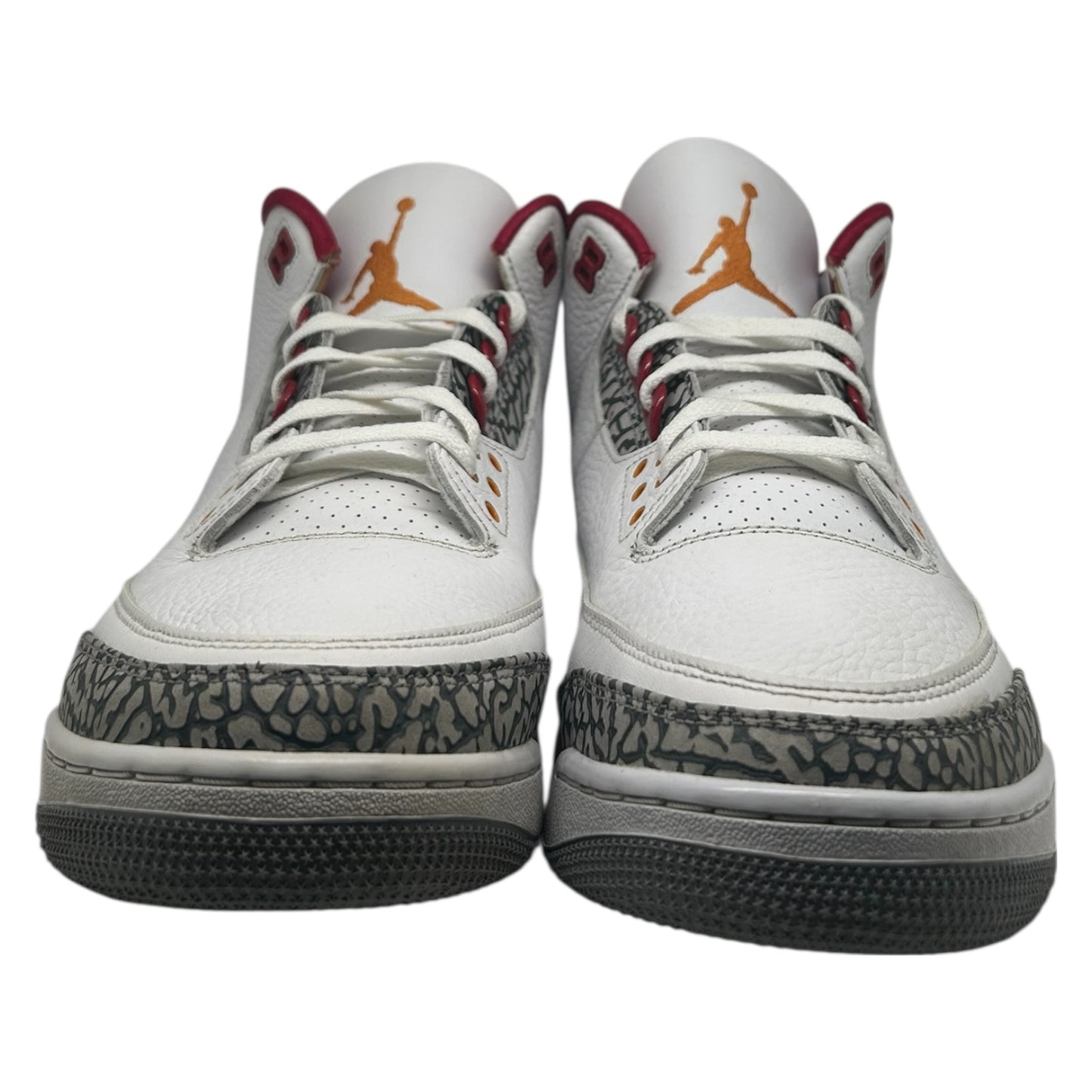 PREOWNED JORDAN 3 CARDINAL RED SZ 13