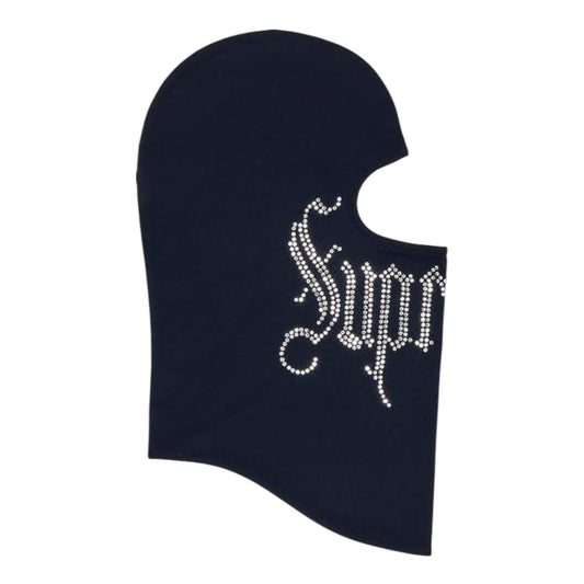 SUPREME NAVY RHINESTONE BALACLAVA