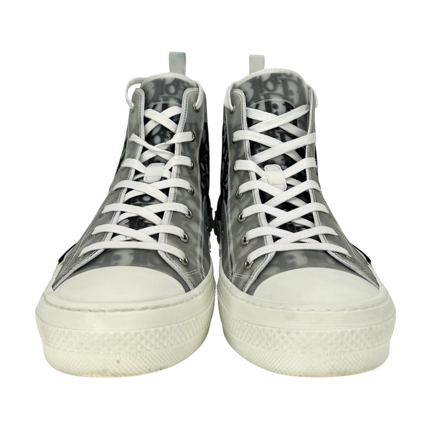 PREOWNED DIOR B23 WHITE BLACK OBLIQUE