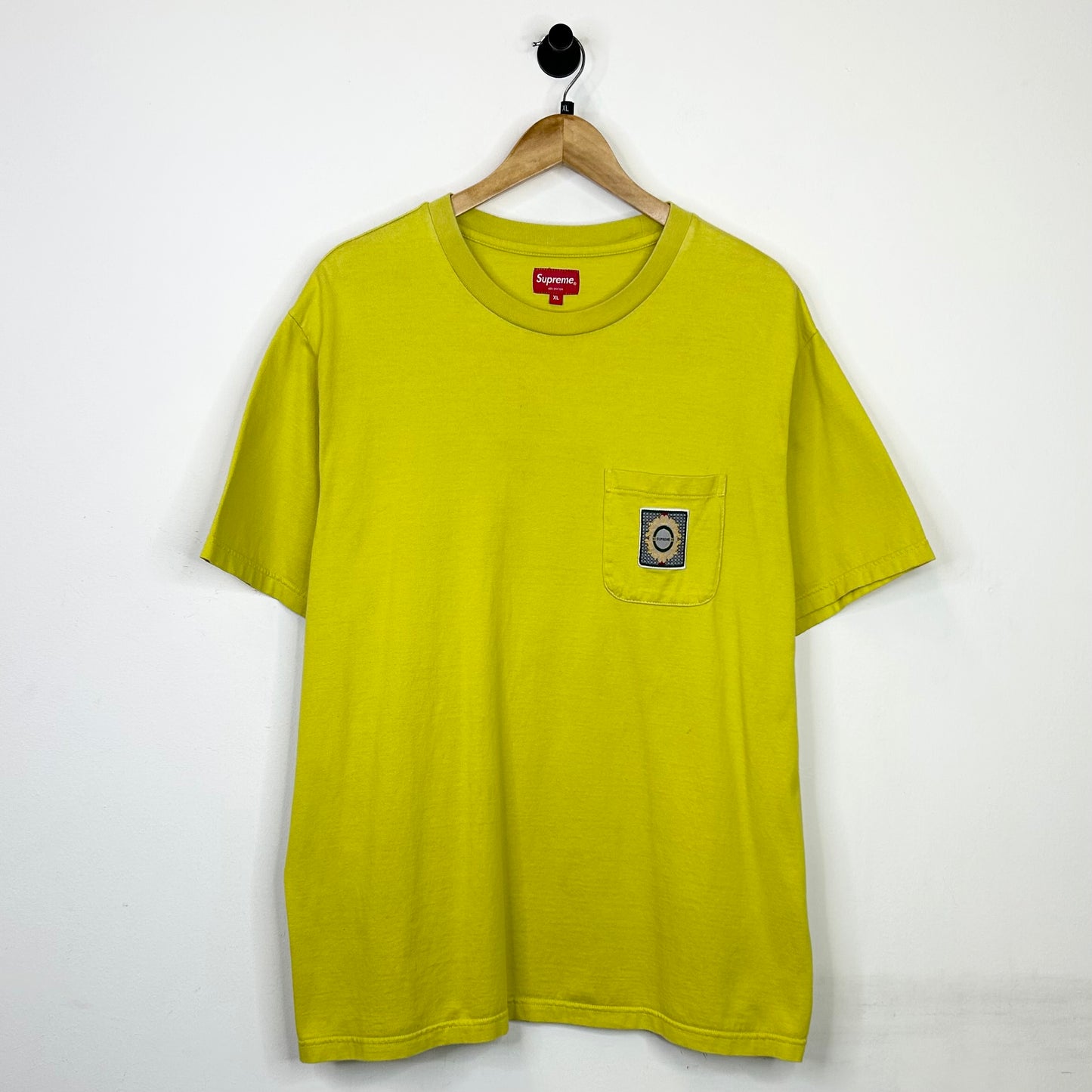 NEON GREEN SUPREME POCKET TEE
