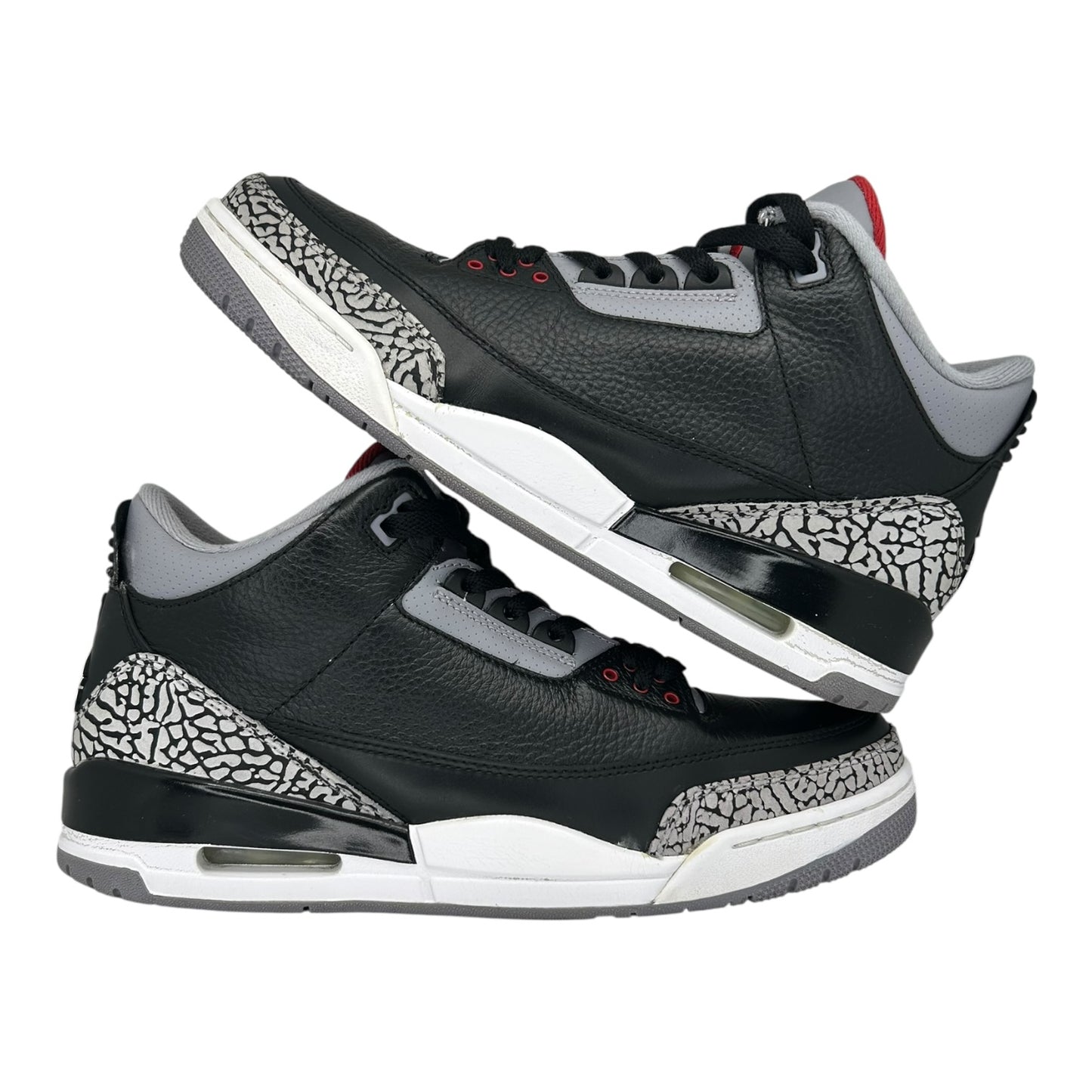 PREOWNED AIR JORDAN 3 BLACK CEMENT