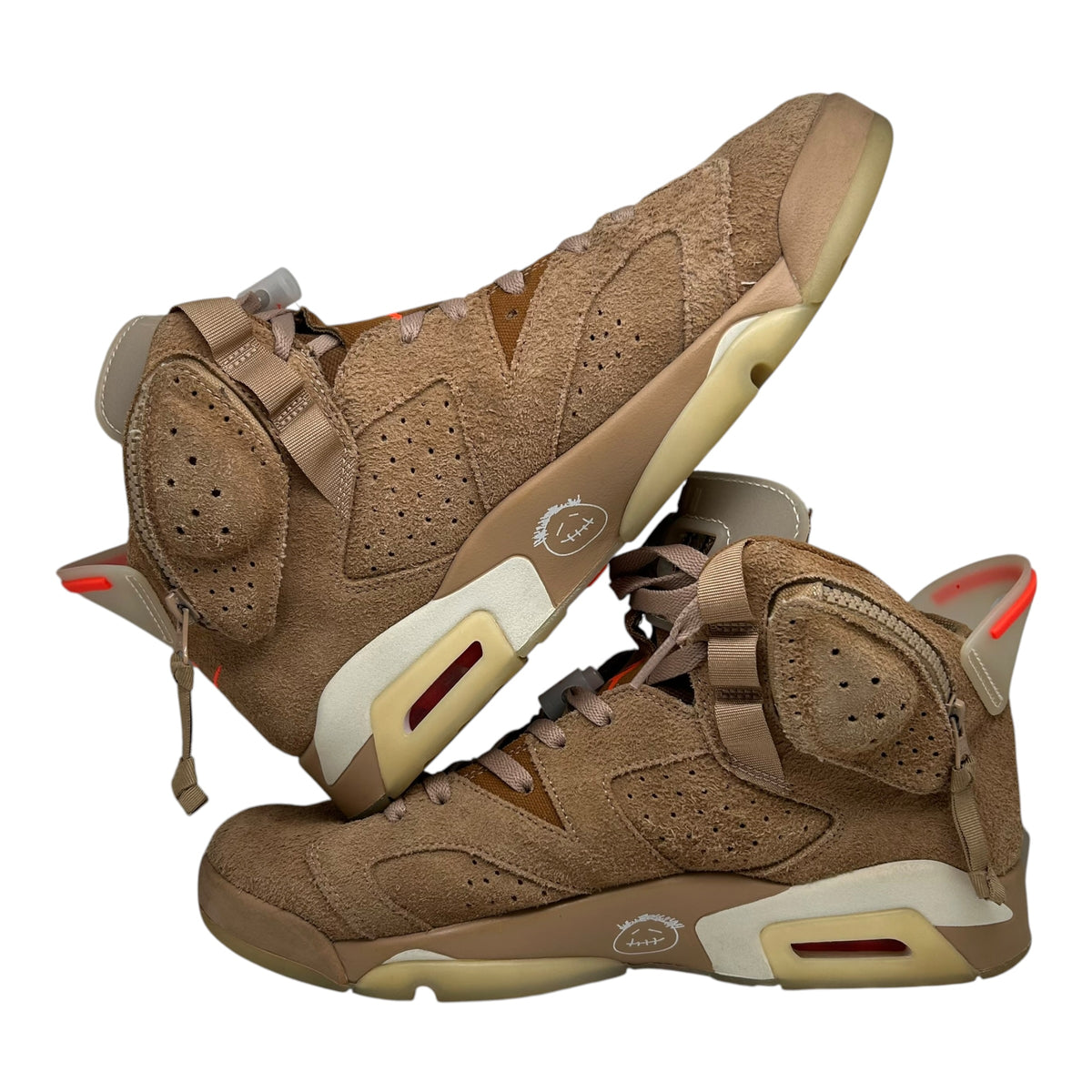 PREOWNED JORDAN 6 TRAVIS SCOTT BRITTISH KHAKI