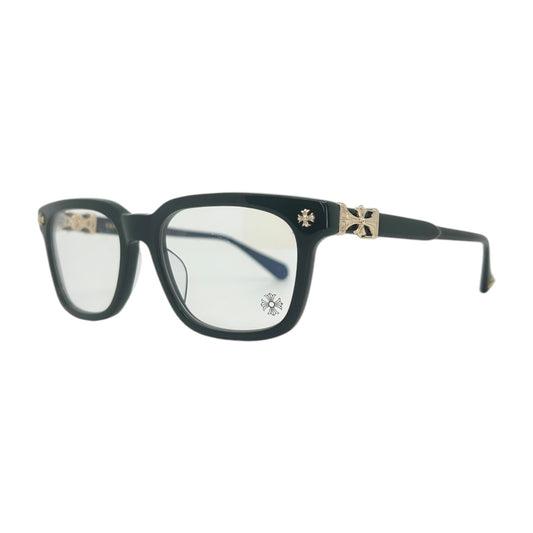 CHROME HEARTS COX UCKER BLACK GOLD SUNGLASSES