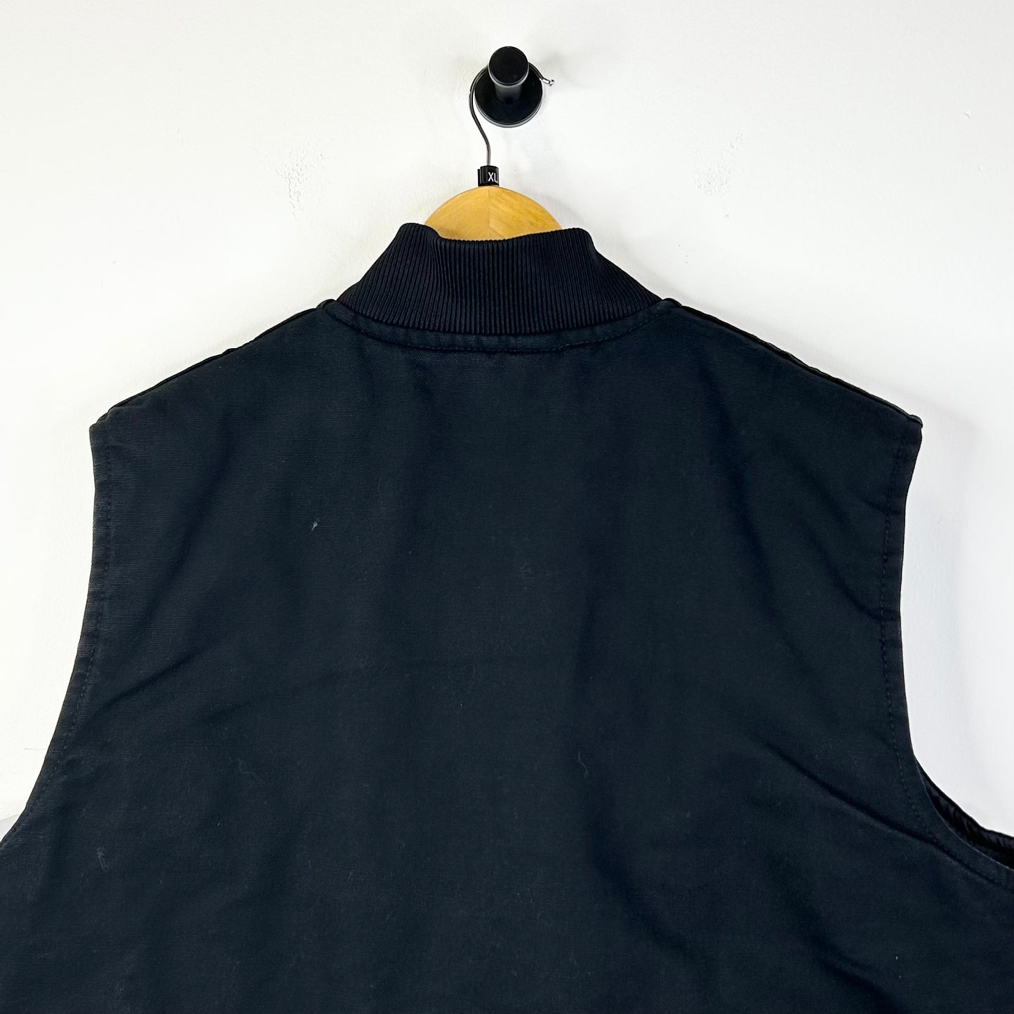 CARHARTT BLACK ZIP-UP VEST